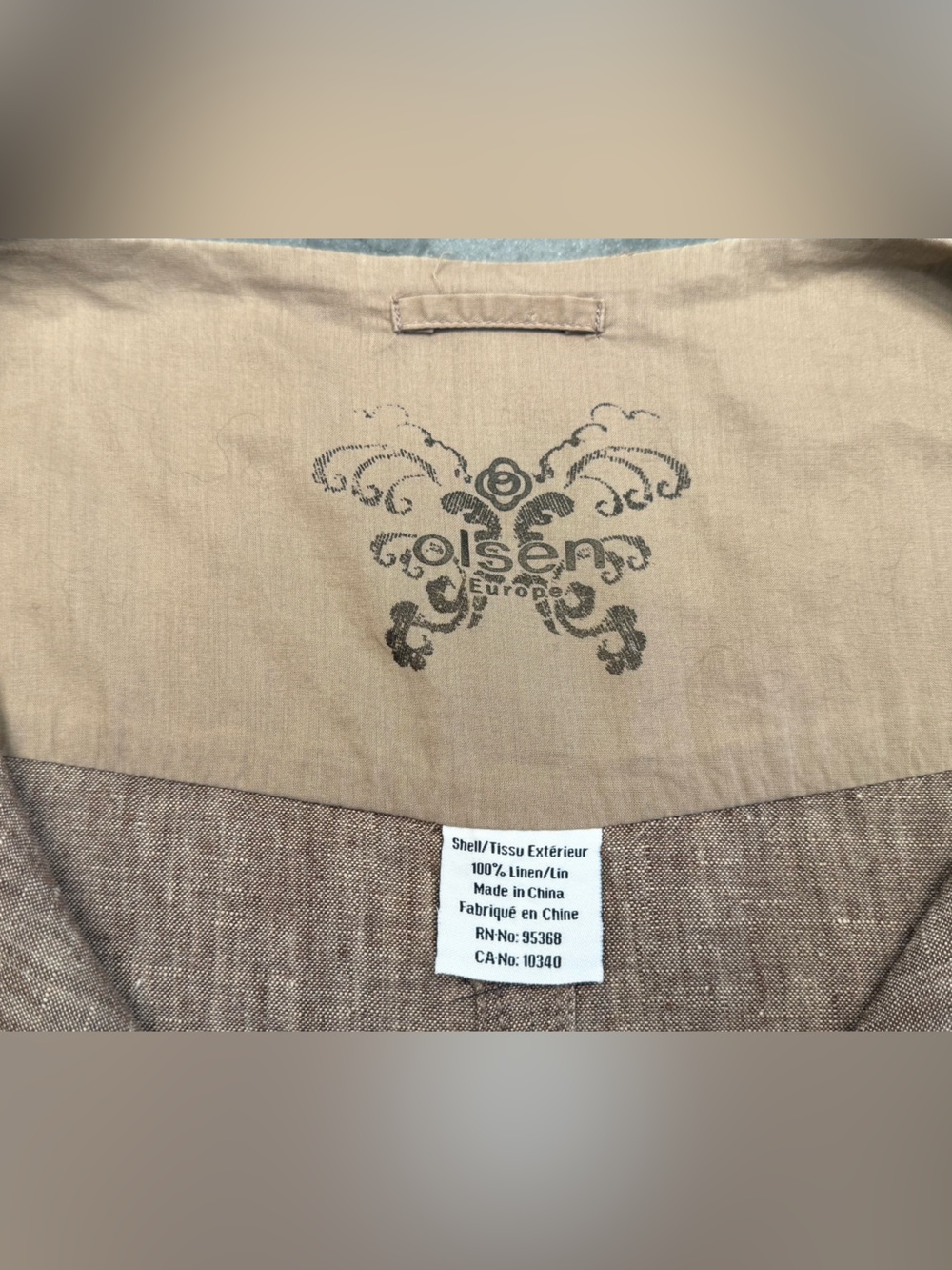 💯 Linen Jacket Olsen - Picture 8 of 11